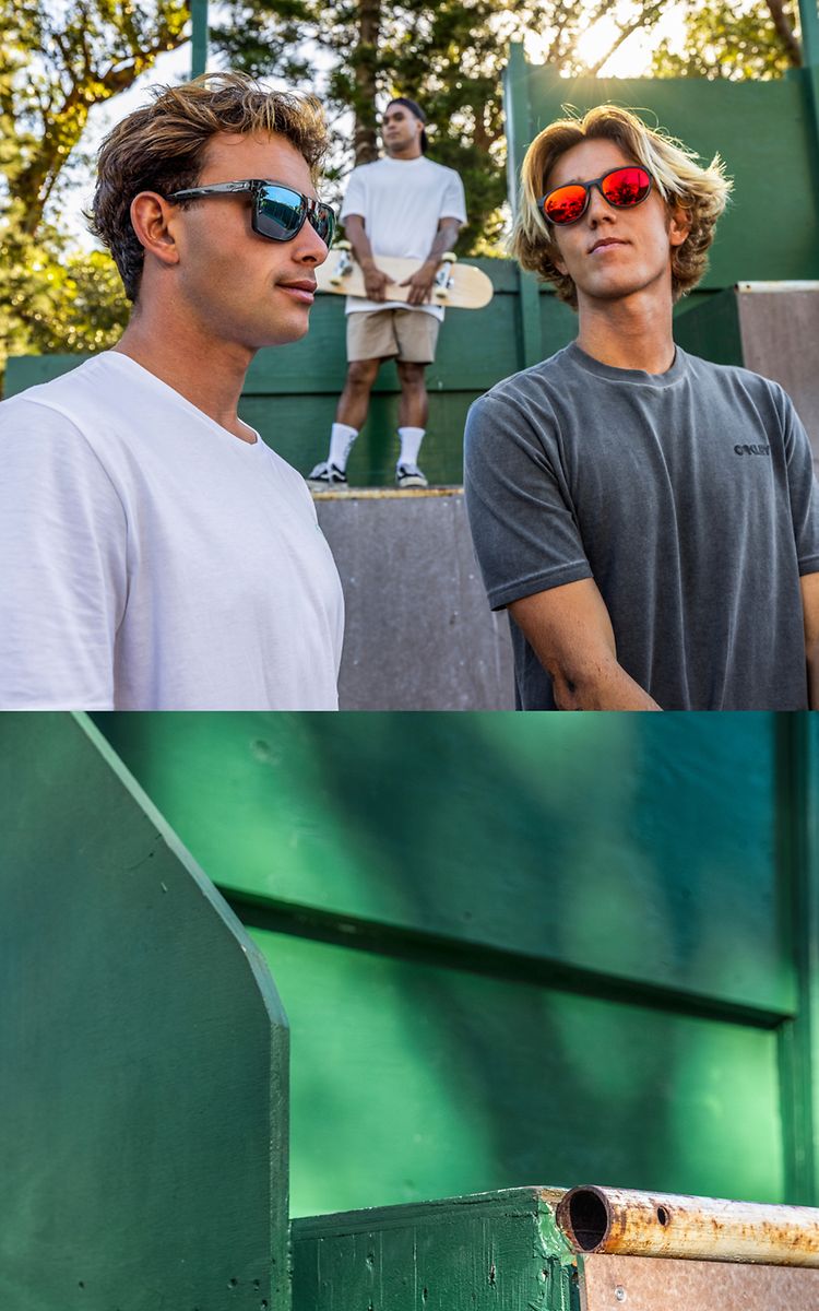 YOUR WORLD, YOUR PLAYGROUND  Discover the Oakley Skate Collection.