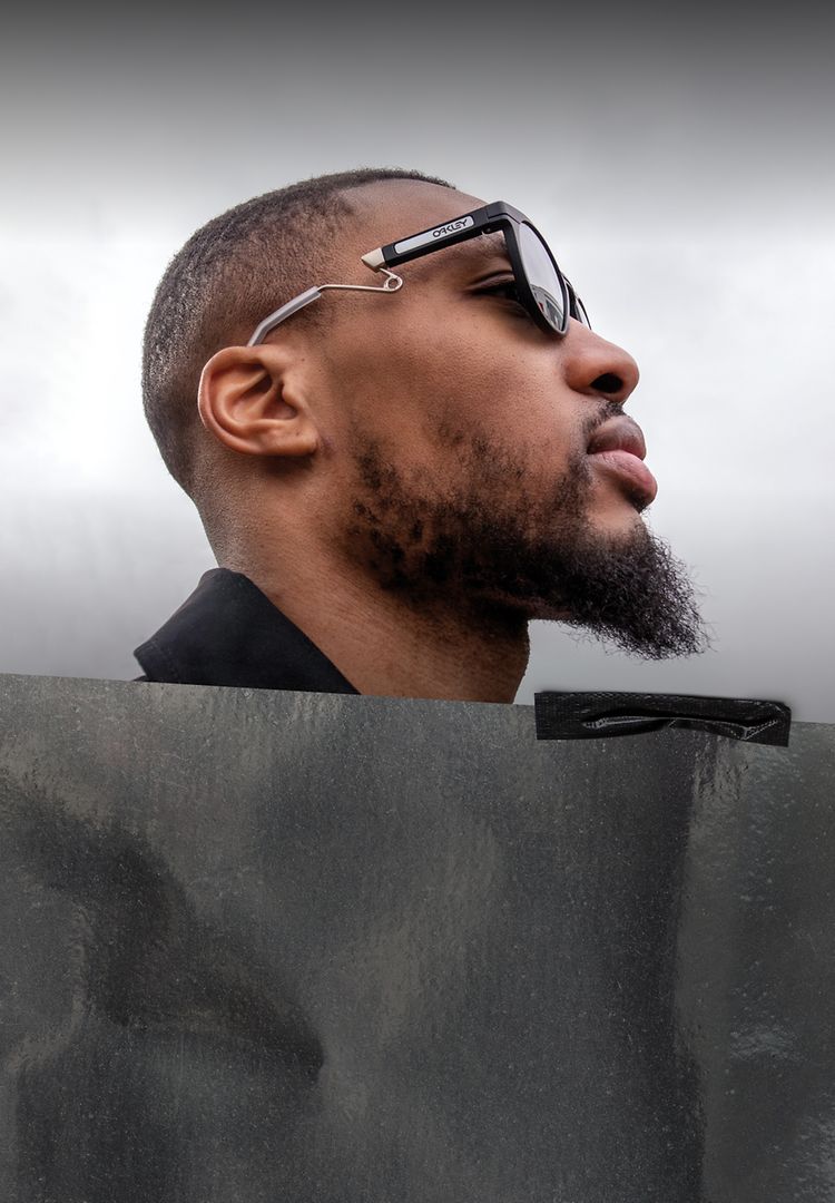 MORE THAN MEETS THE EYE Damian Lillard in HSTN Take a deeper look at the new lifestyle eyewear.